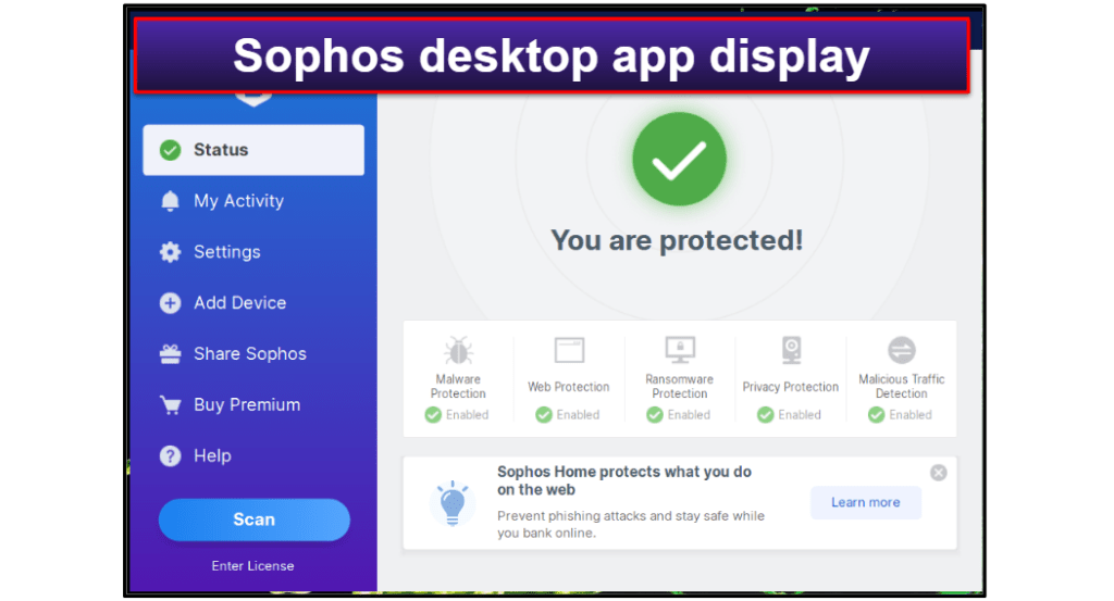 sophos 100 procent gratis antivirus recension