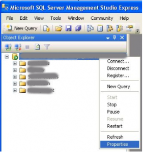 Sql Server Management Studio błąd głosowy 18452