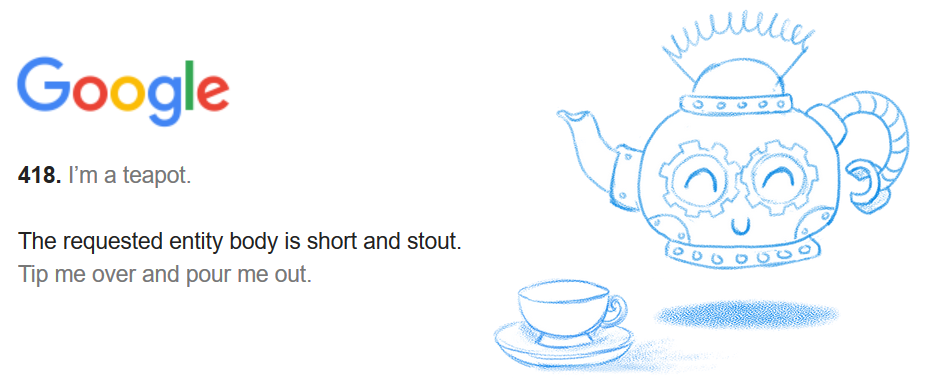 teapot error code