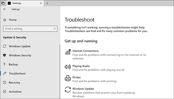 troubleshoot windows update