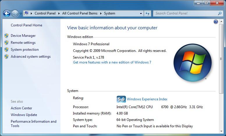 aggiornamento di Windows Vista Service Pack 1 Service Pack 2