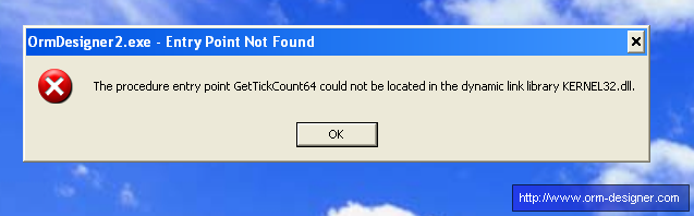 windows android gettickcount64 error