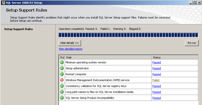 windows system 2008 wmi error