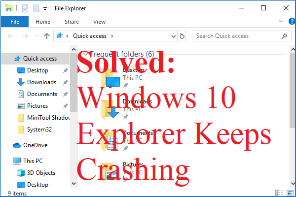 awaria eksploratora aktualizacji systemu Windows
