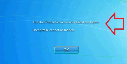 windows vis logon profile error