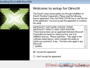 directx web setup