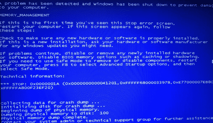 Error De Pantalla Azul En El Software De Windows 7 Silicon Valley Gazette 1630